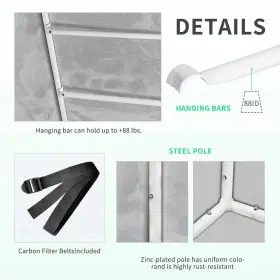 Growtent Garden 789615438858 24x24x48 Grow Tent Reflective Mylar Hydroponic With Window And Floor Tray 2x2 #3