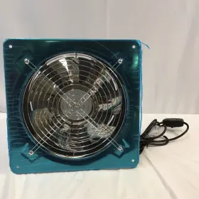 Ynf250-2t Hg Power Silver Metal Potable Wall Mount Exhaust Fan With Switch 10in