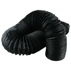 Homend 733810537182 Air Duct Black Flexible Ducting Hvac Ventilation Hose For Grow Te