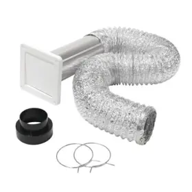Hw481-ul181 Homewerks Vent Duct Kit For Exhaust Fan Made In Usa Aluminum Wall
