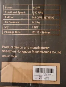 Hf150p Hon&guan 6 Inch Duct Fan High Efficiency Inline Mixed Flow Ventilation System #2