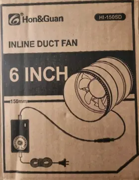 Hf150p Hon&guan 6 Inch Duct Fan High Efficiency Inline Mixed Flow Ventilation System #3