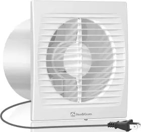 Hga-150c Hon&guan 6 Inch Quiet 45db Wall Ceiling Mount Exhaust Fan Bathroom Garage