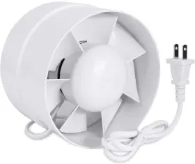 Hugoome 313098145141 Inline Duct Fan 5 Inch Vent Booster Hvac Exhaust Intake Fans 141 Cfm V