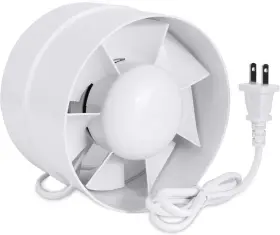 Hugoome 313105522521 Inline Duct Fan 4 Inch Vent Booster Hvac Exhaust Intake Fans 76 Cfm Ve