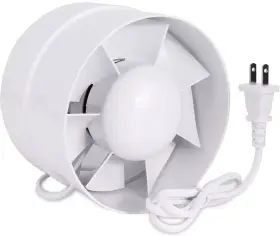 Hugoome 744759951014 Inline Duct Fan 6 Inch Vent Booster Hvac Exhaust Intake Fans 188 Cfm V