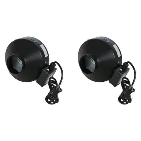 Hurricane 193802356441 4 Inch Commercial Grade Inline Wall Fan For Hvac And Ventilation 2-pack