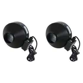 Hurricane 445001890879 4 Inch Commercial Grade Inline Wall Fan For Hvac And Ventilation 2-pack