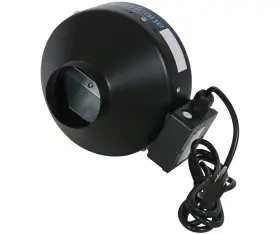 736570 Hurricane Inline Fan 4 Inch - 171 Cfm Duct Blower Or Grow Light Cooling