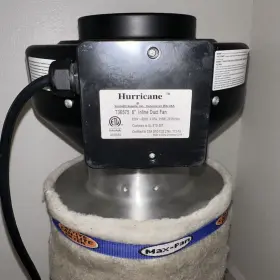 736575 Hurricane In-line Duct Fan 6 Inch With Active Can-lite Filter 24 #2