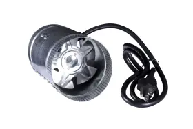 Hydro Crunch 856936007695 4 Inch 100 Cfm Booster Fan And X 12 Carbon Filter With 25ft. Ducting H #2