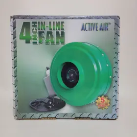 Acdf4 Hydrofarm Acd4f Active Air Inline 4 Inch Duct Fan With Speed Control