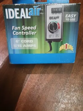 Ideal 847127002810 Ideal-air Fan Speed Controller 6ft 120 Volt Power Cord New #2