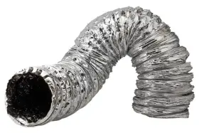 736993 Ideal Air 10 Inch X 20 Supreme Ducting Silver/black In Ft Feet 2 Nylon Ties