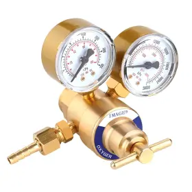 Image 700697006438 Welding Gas Welder Oxygen Regulator Gauges Oxy For Victor Torch Gold