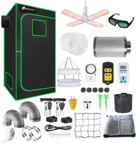 Ag-fw22015 Imeshbean 24 Inch X24 X55 Grow Tent Kit Indoor Complete System High Reflective M