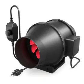 Infinipower 198401014396 4 Inch 200 Cfm Inline Duct Fan With Variable Speed Controller Exhaust Hvac B