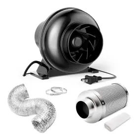 Infinipower 198401017793 Greenhouse Ventilation Equipment 4 Inch 230 Cfm Inline Fan Air Carbon Filte