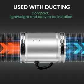 Infinipower 198401019063 4 Inch Inline Duct 100 Cfm Hvac Exhaust Ventilation Fan With Low Noise For B #2