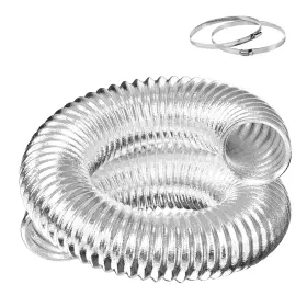 Glduct25c-g Infinipower Flexible 6-inch Aluminum Ducting Dryer Vent Hose Heavy-duty Three-layer Pro