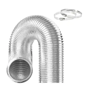 Glduct4x8c-k Infinipower Flexible 4-inch Aluminum Ducting Dryer Vent Hose Heavy-duty Three-layer Pro