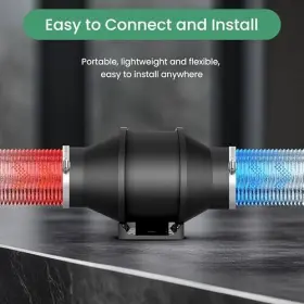 Glduct4x8cv5-b Infinipower 4-inch Aluminum Ducting Dryer Vent Hose 4 Inch X 8 Feet Silver #2