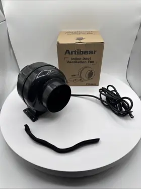 Inline Duct Ventilation Fan 445034164169 Artibear 3.5 Inch 168 Cfm With 2 Speed Controller