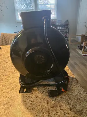 Bp-100 Intertek Inline Ventilation Fan Lot 2 Duct Booster Fans Metal Blower Grow Tent Hvac