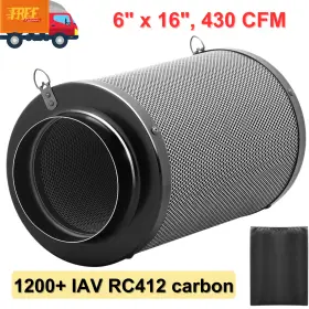 26-4409 Ipower 6 Inch Air Carbon Smelliness Control With Australia Virgin Charcoal Inline Duct Fans