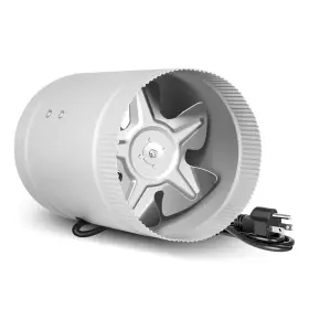Ipower 810000175772 6 Inch Inline Booster Fan 174 Cfm With Low Noise Exhaust Hvac Vent Blower