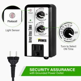 Ipower 840166205419 Short Period Repeat Intermittent 3 Cycle Mode Interval Timer For Day #3