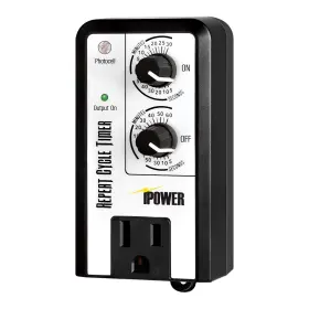 Ipower 840166205419 Short Period Repeat Intermittent 3 Cycle Mode Interval Timer For Day