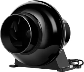 Ipower 840166233221 4 Inch 195 Cfm Inline Ventilation Fan Duct Vent Blower And Rope Clip Hanger #2