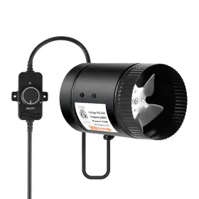 Ipower 840166285206 4 Inch Inline Booster Duct Fan With Speed Controller 106 Cfm Exhaust