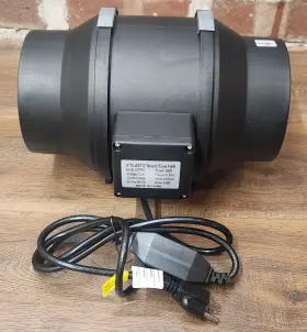 Ipower Gdfp150 6 Inch Duct Fan With Speed Controller 395cfm For Grow Tents Hvac Ventilation