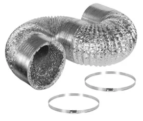 Glduct12x25c Ipower 8 Inch 25 Feet Non-insulated Flex Air Aluminum Dryer Vent Hose Hvac Ducting