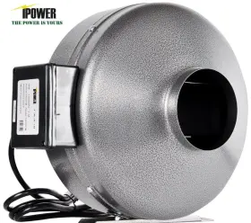 Glfanxinline8 Ipower 8 Inch Inline Duct Ventilation Fan Hvac Exhaust Blower For Grow Tent