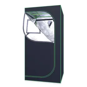24ftftx24ftftx48ftftgrow Jaluniversal Tri 797444148138 Tent Hydroponic Higher Density 600d Mylar Reflective Indoo