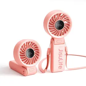 Life7 Jisulife 975061532712 Handheld Fan Ultimate Flexibility High-power Motor Led