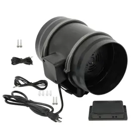Qs684240qr Lablt 8 Inch Inline Duct Fan 807 Cfm And Quiet Ec Motor Ventilation Exhaust