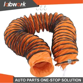 Labwork Tl53495q Pvc 25 Ft Flexible Duct Hose For 8 Inch Blower Exhaust Fan With S Hook
