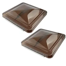 B07j6qytvy Leisure Coachworks 2pk 14 Inch Rv Roof Vent Cover Universal Replacement Smoked