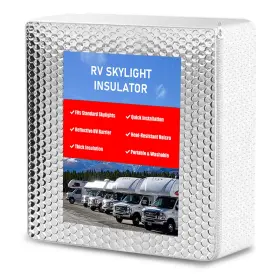 B0bd8j6zvg Losrik 1 Pack Rv Skylight Insulator 14x14x3 Vent Insulation Reflective Waterproof Cover