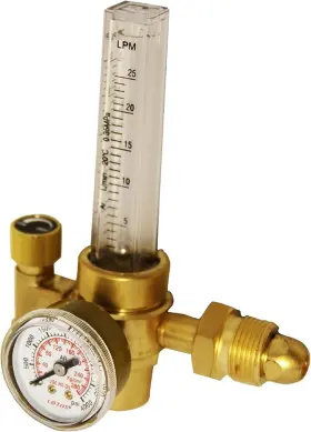 Lotos 856381005871 Argon Co2 Flow Meter Welding Welder Regulator Gauge Gas
