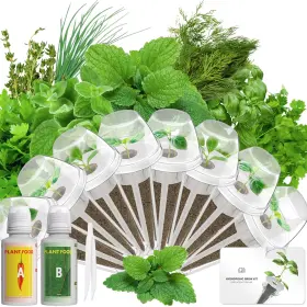 Lk-herb-8 Lykoclean Gourmet Herb Seed Pod Kit Compatible With Aerogarden Idoo Ahopegarden Gard