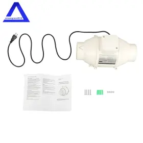 Amz1839497 Marddpair 4 Inch 280 Cfm Inline Ventilation Exhaust Blower Fans For Kitchen Hydroponics