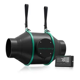 4inlinefancp Mars Hydro 4 Inch Inline Duct Fan With Temp Controller Exhaust For Grow Tents Hydr