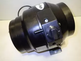 El-006-e2s-02 Max-fan 006 E2s 02 6 Inch 334 Cfm 3-speed Inline Exhaust Blower Ventilation #2
