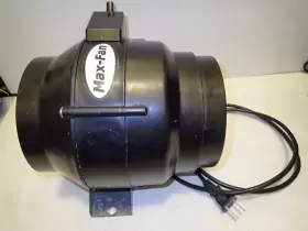 El-006-e2s-02 Max-fan 006 E2s 02 6 Inch 334 Cfm 3-speed Inline Exhaust Blower Ventilation