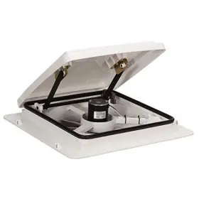 00a04301k Maxxair Original Maxxfan - Vent Fan And Rain Protection All-in-one High White